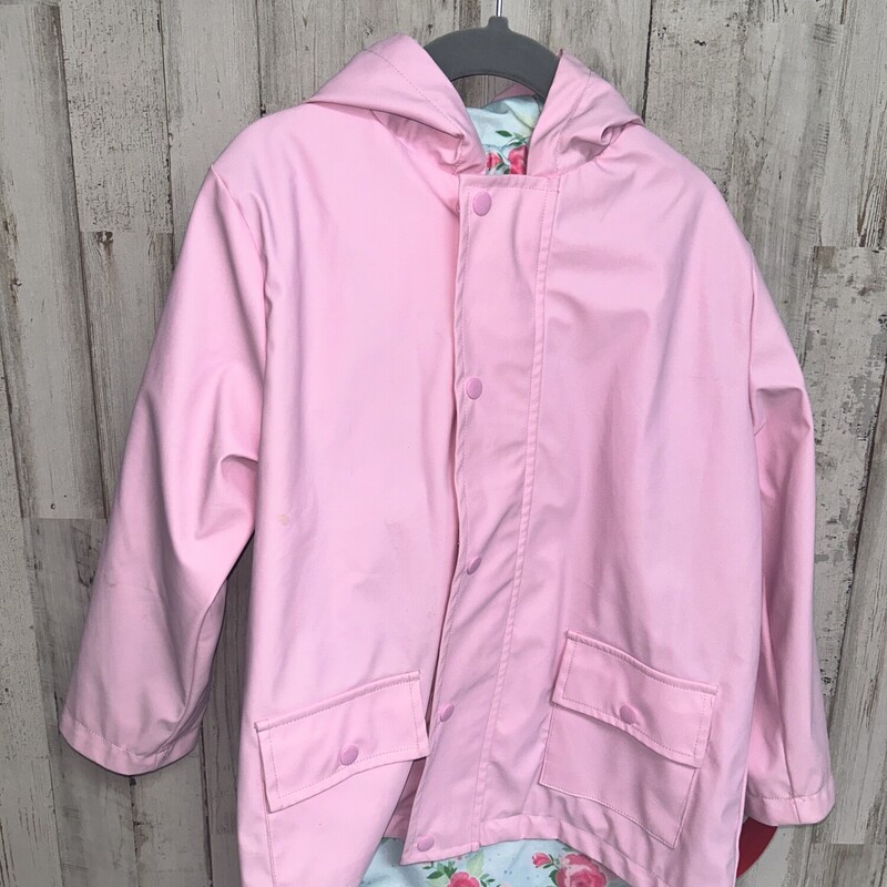 6 Pink Rain Jacket
