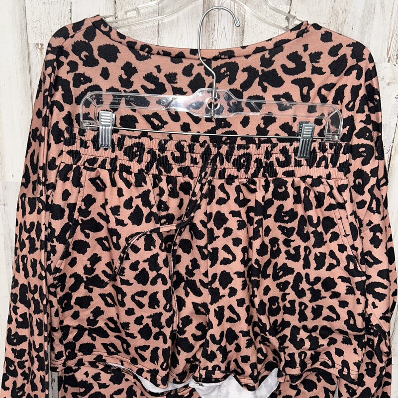 XL 2pc Cheetah Set, Tan, Size: Ladies XL