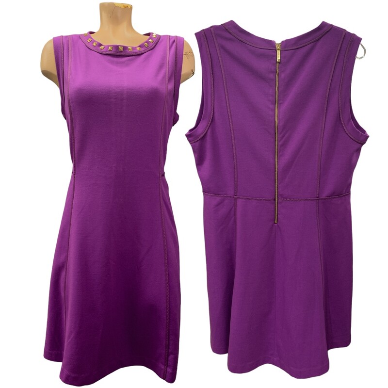 Michael Kors Dress S14, Purple, Size: L