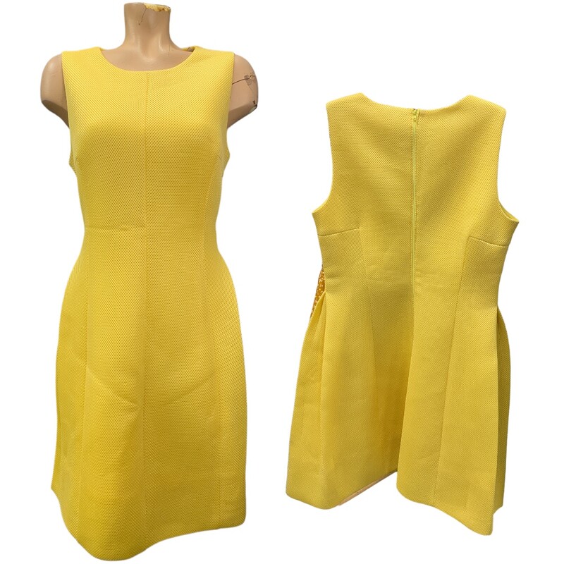 Calvin Klein Dress S12, Yellow, Size: L