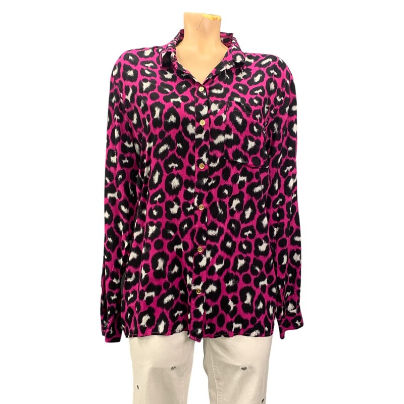 Michael Kors Top, Prple/bl, Size: L