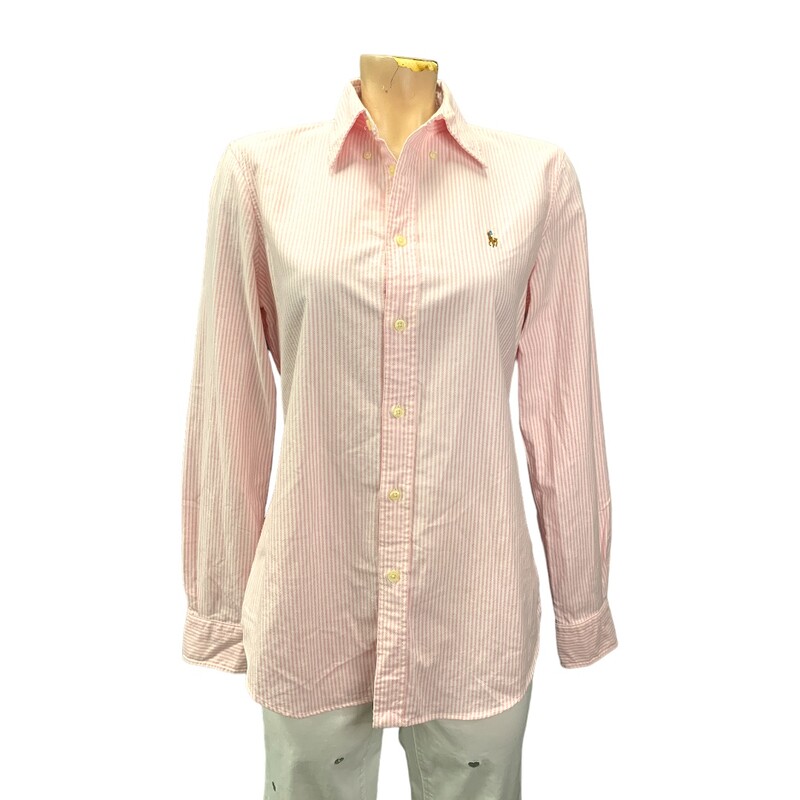 Tommy Hilfiger Top, Pink/whi, Size: M