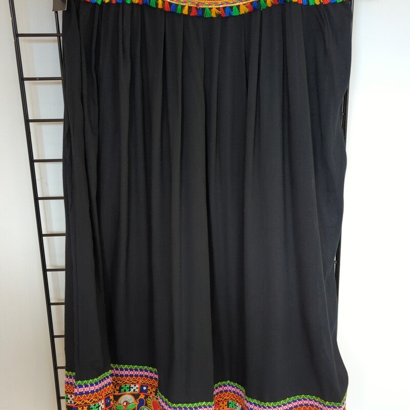 Handmade Skirt, Black, Size: XL