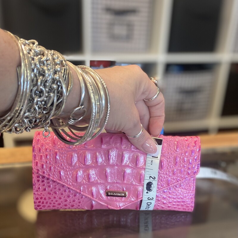 EUC Pnk Lther Wallet<br />
Pink<br />
Size: R $155