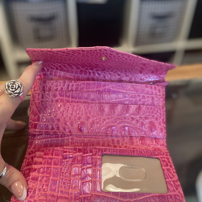 EUC Pnk Lther Wallet<br />
Pink<br />
Size: R $155