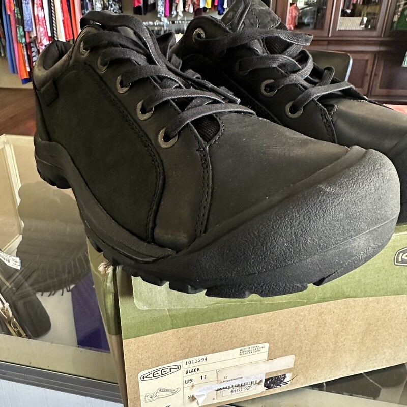 NEW Mens Keen Shoes, Black, Size: 11.5 $59.99<br />
Original price $110.00