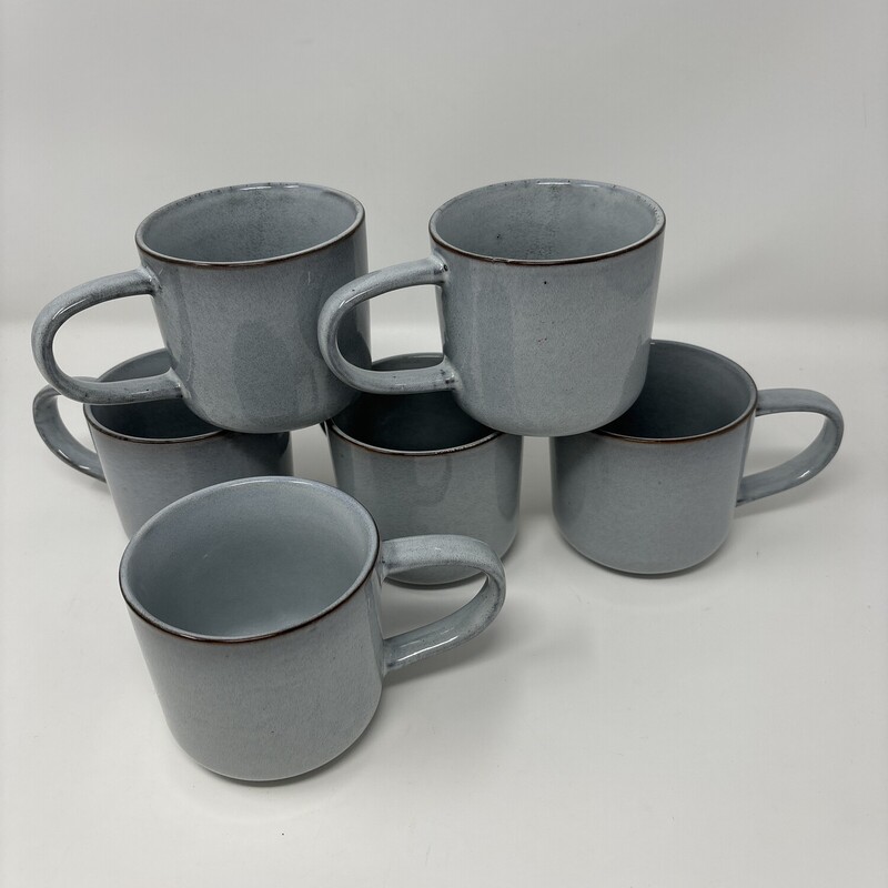 Camp Style ceramic Mugs
Set of Six
Denim Blue