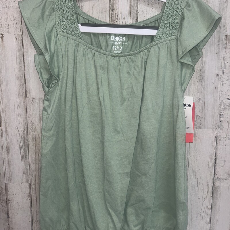 NEW 12 Sage Lace Top