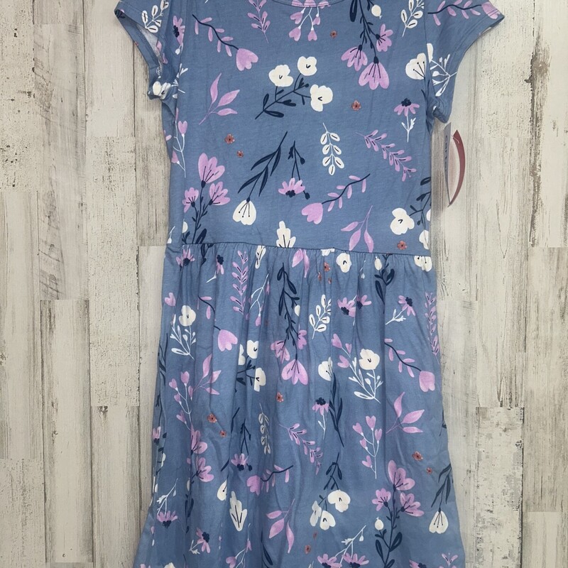 NEW 12 Blue Flower Dress