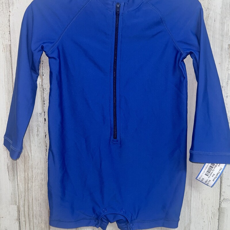 18/24M Blue Zip Swim Suit