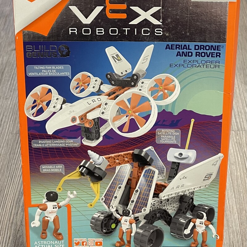 Hexbug Vex Robotics, Multi, Size: 8Y+
Open Box
4 Sealed bags