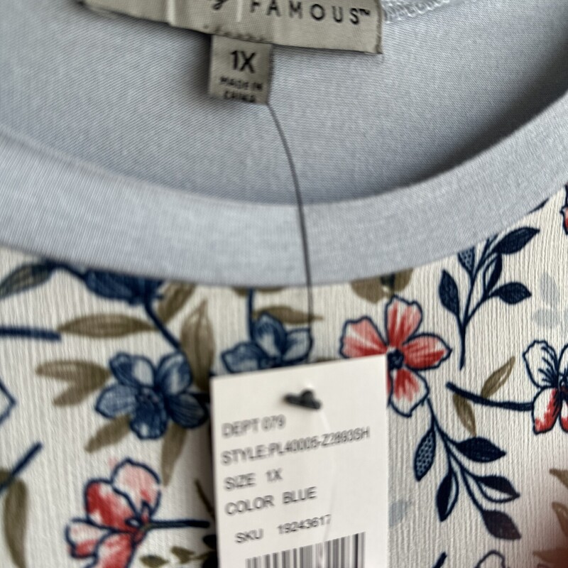 Absolutly Famous Top NWT, Blue, Size: 1 X $9.99<br />
<br />
Original Price 29.99<br />
All sales are final. No Returns<br />
Pick up within 7 days of purchas or have it shipped.<br />
Thank you for shopping with us :)