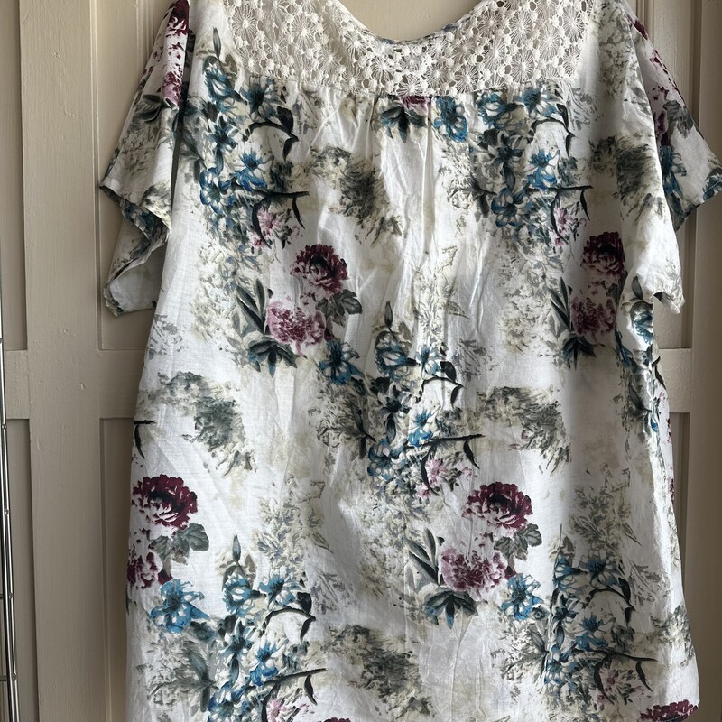 KC Khajus & Co.  Floral Top NWT, Cream, Size: X Large
$14.99
Original Price $39.99

All sales are final. No Returns
Pick up within 7 days of purchas or have it shipped.
Thank you for shopping with us :)