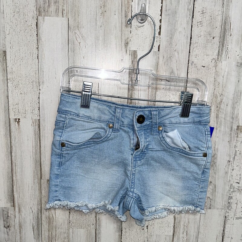 8 Blue Fray Shorts