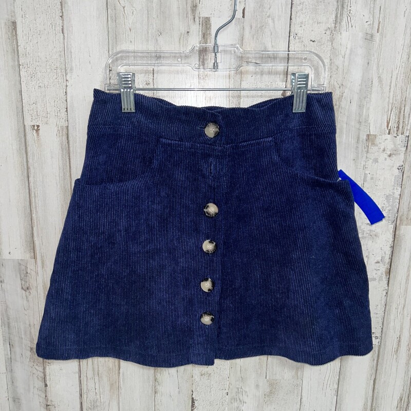 10/12 Navy Corduroy Skirt