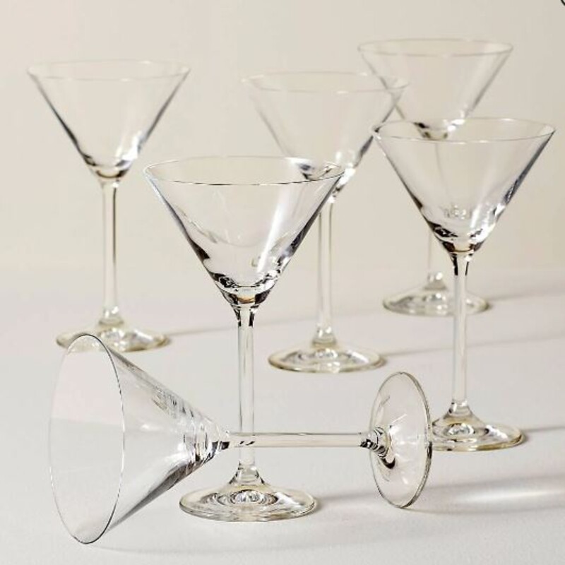 Set of 4 Lenox Tuscany Martini Glasses
Clear
Size: 4.5x7.5H