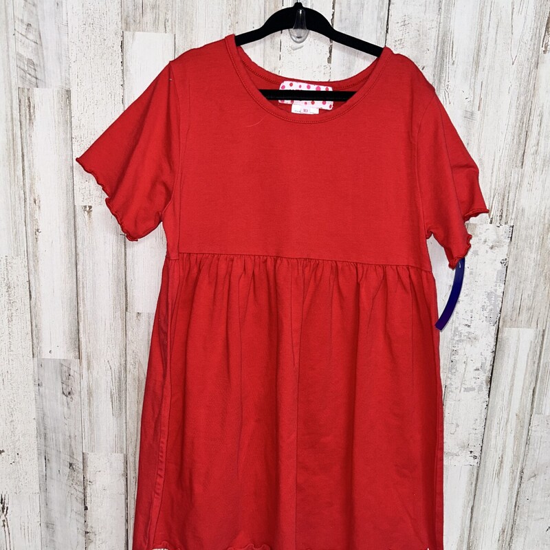 10 Red Babydoll Tunic, Red, Size: Girl 10 Up
