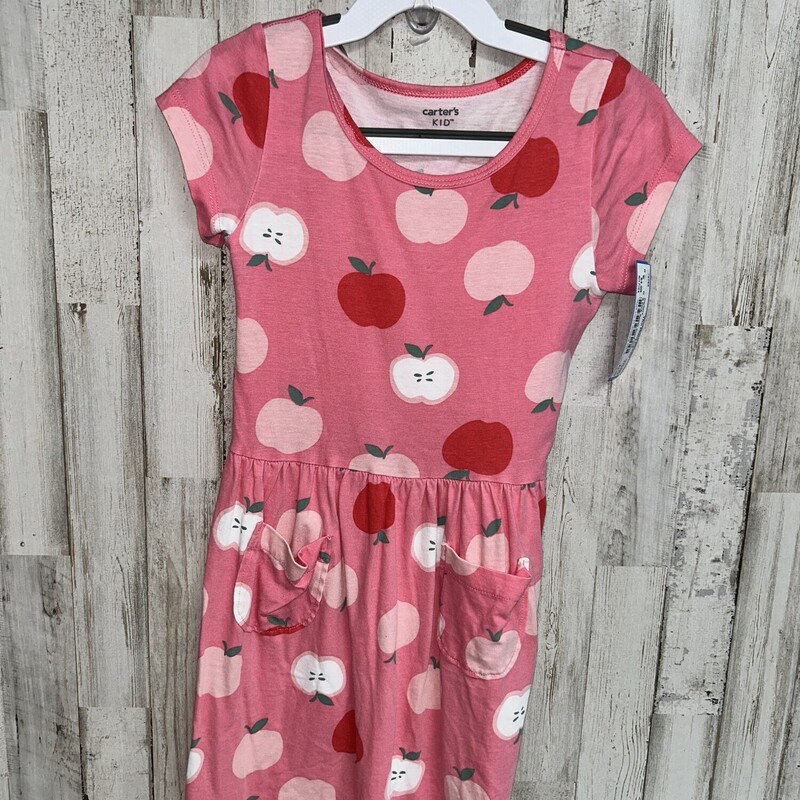 6 Pink Apple Print Dress