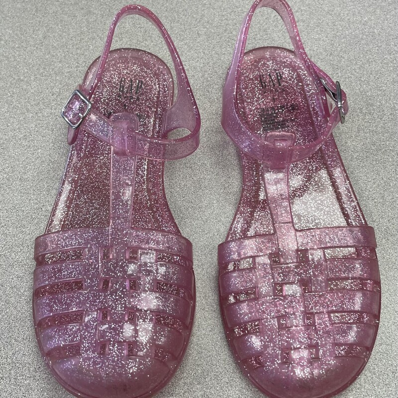 Gap Glitter Jelly Sandals, Pink, Size: 1Y