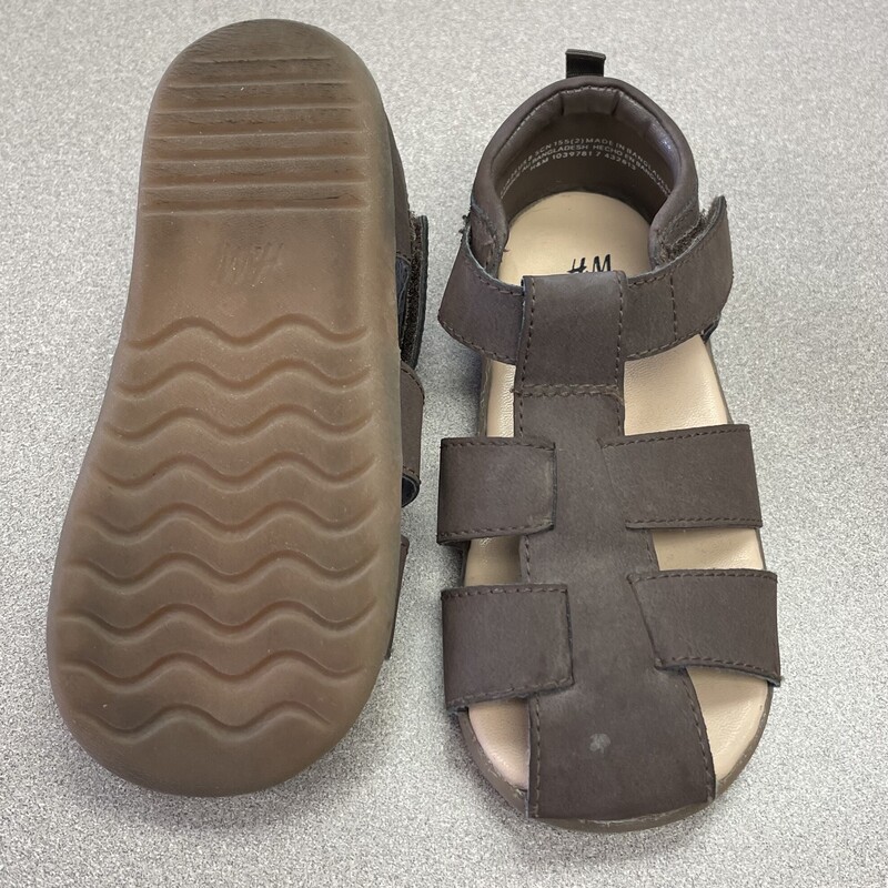 H&M Sandals, Brown, Size: 8.5T