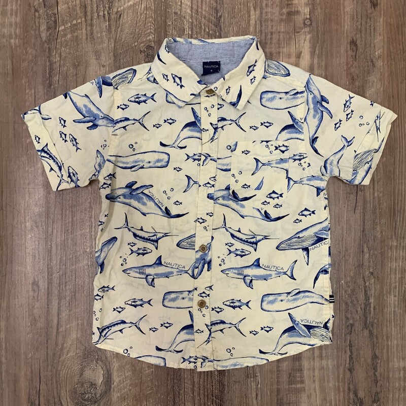 Nautica Whale Print Shirt
