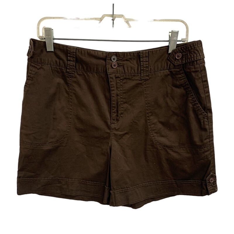 St JOhns Bay Short S12, Brown, Size: L