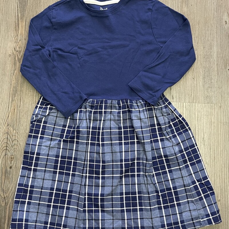 Leveret Dress LS, Blue, Size: 10Y