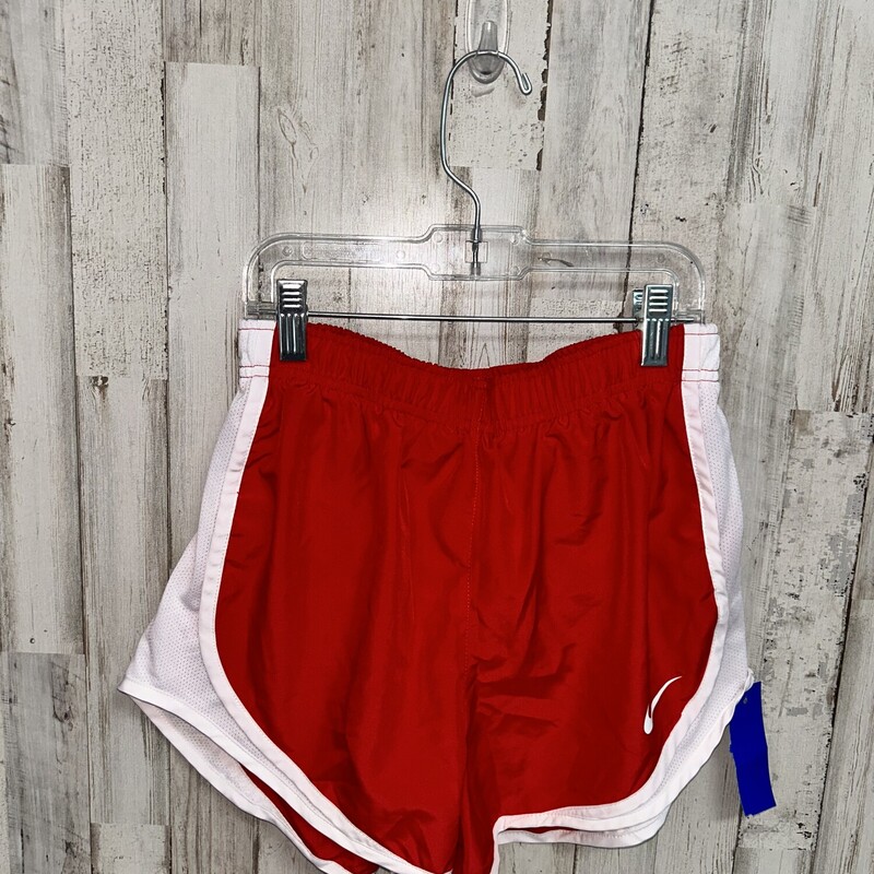 S Red Athletic Shorts, Red, Size: Ladies S