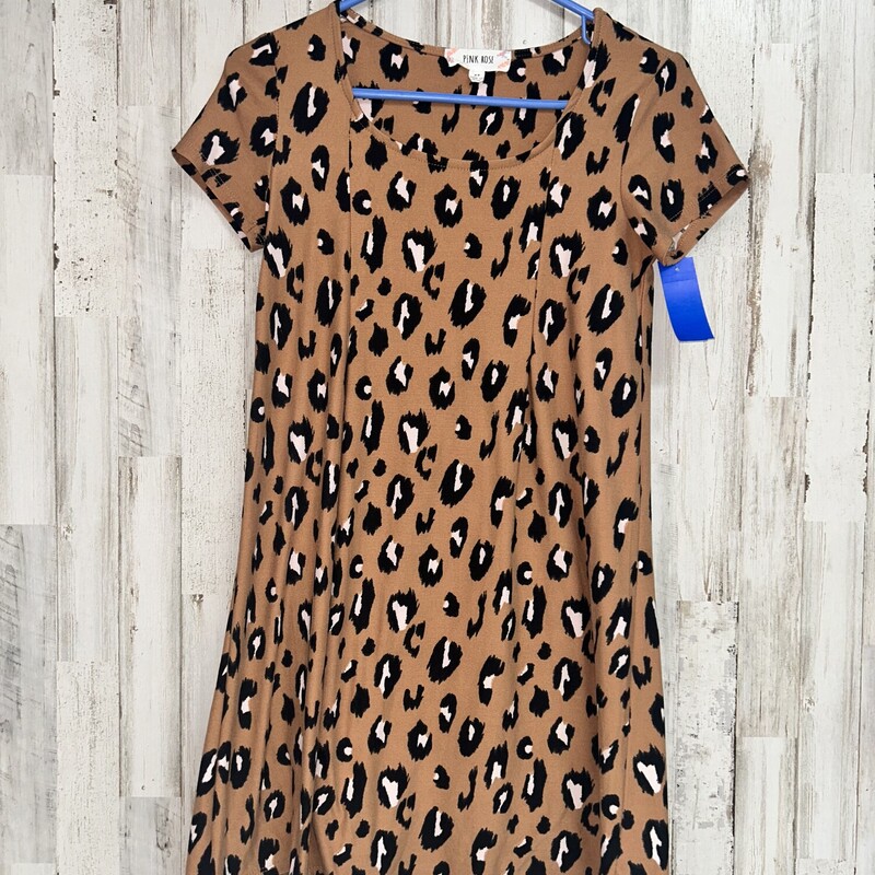 XS Tank Cheetah Dress, Tan, Size: Ladies XS