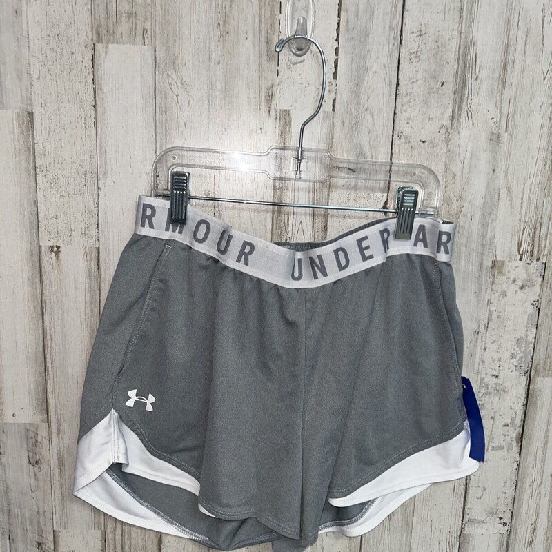 M Grey/White Athletic Sho, Grey, Size: Ladies M