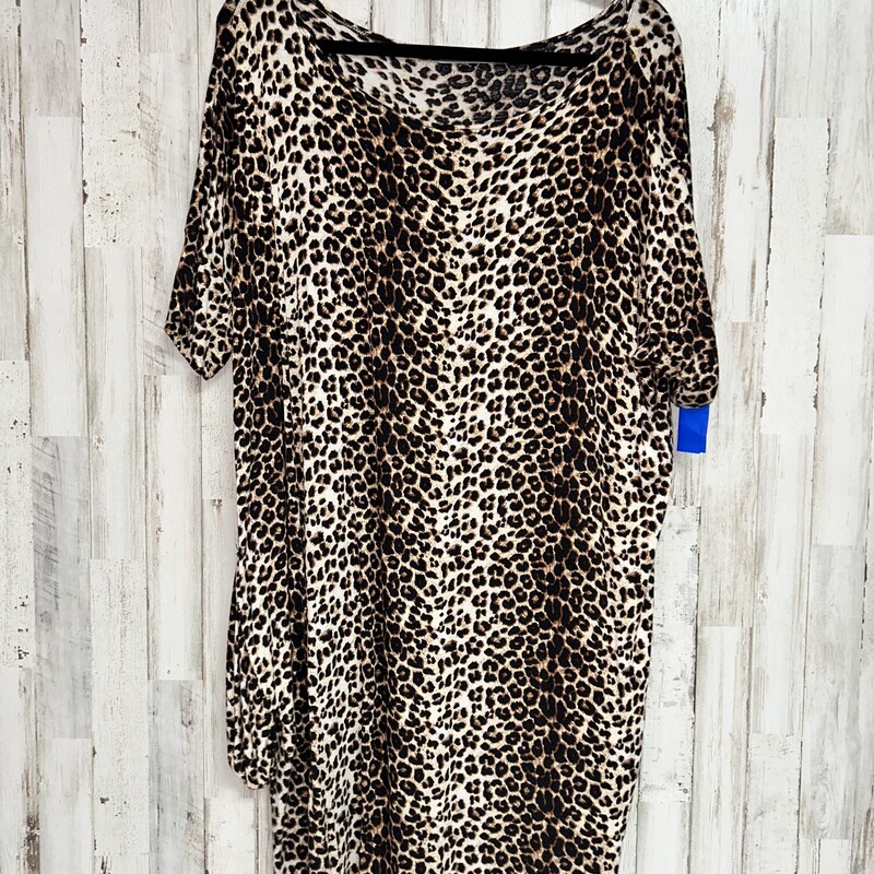 M Cheetah Print Dress