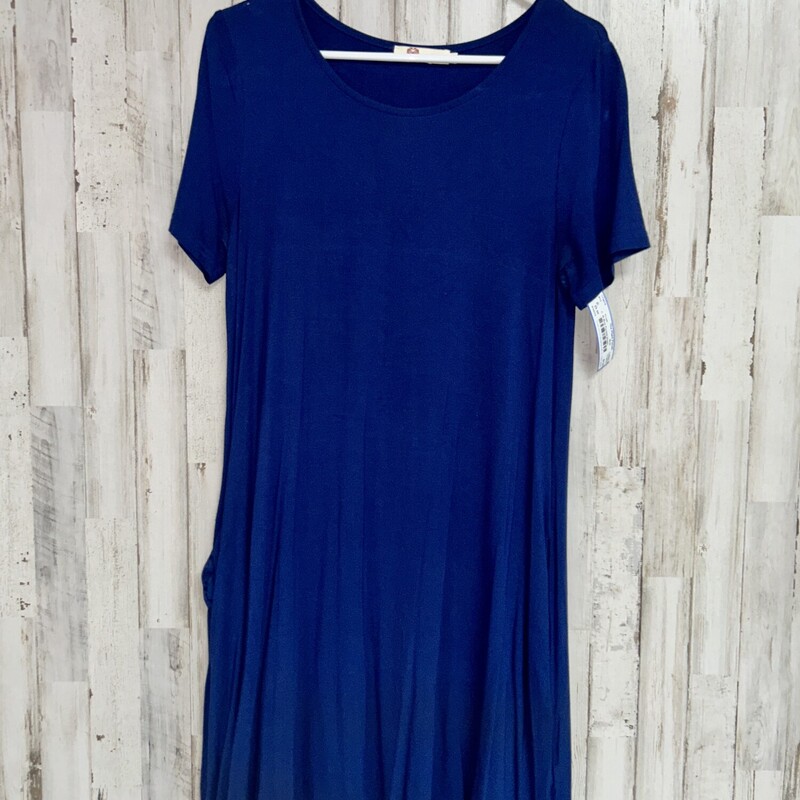 M Blue Pocket Dress