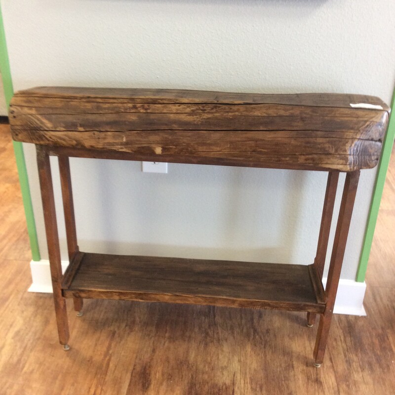 A unique piece to bring character to any room.  This is a sturdy well made Wood Saddle Stand with shelf, Size: 40x10x35