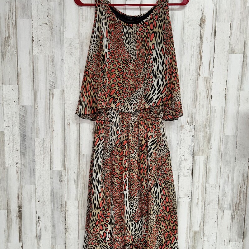 XL Cheetah Ruffle Dress