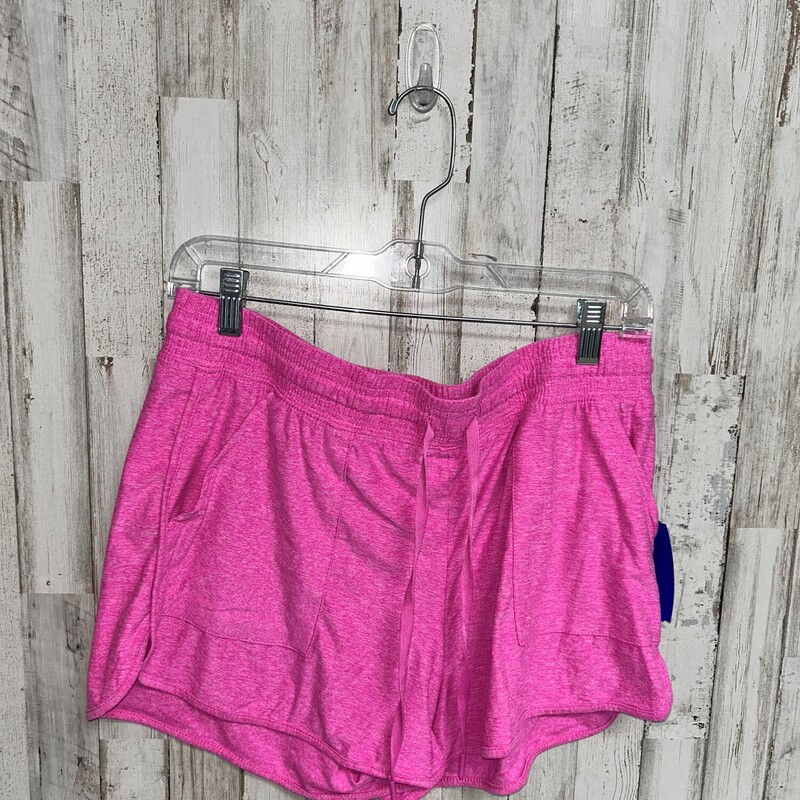 M Pink Heathered Shorts, Pink, Size: Ladies M