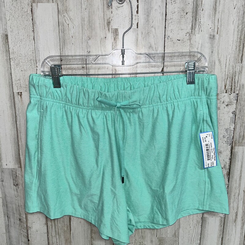 L Green Drawstring Shorts, Green, Size: Ladies L