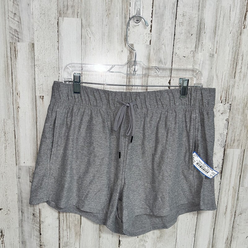 L Grey Heathered Shorts