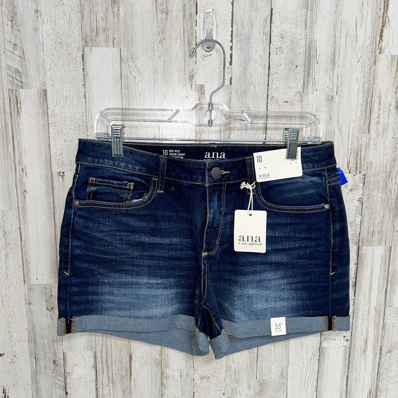 NEW Sz10 Denim Shorts, Blue, Size: Ladies L
