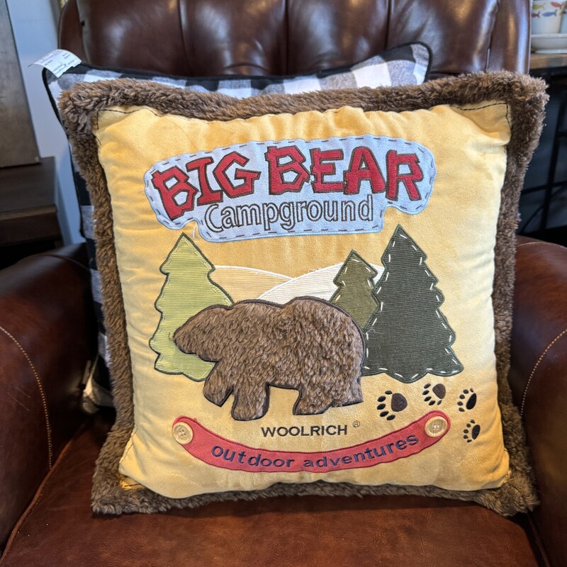 Big Bear Camp Pillows

Size: 18 X 18