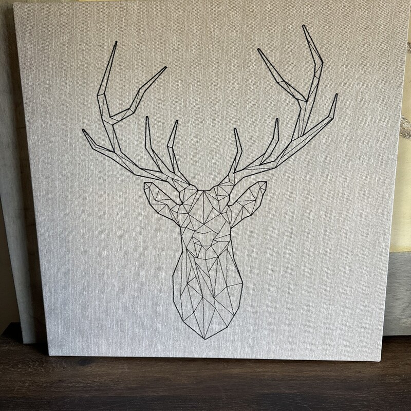 Framed Cloth Stag

Size: 22 X 22