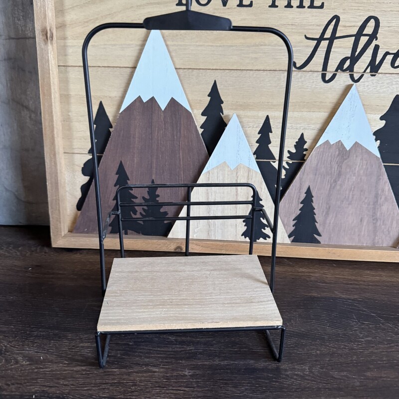Wood Seat Ski Chair
