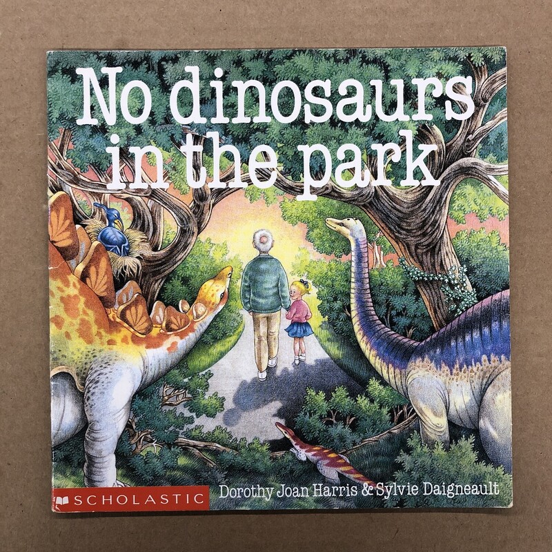No Dinosaurs In The Park, Size: Back, Item: Paper