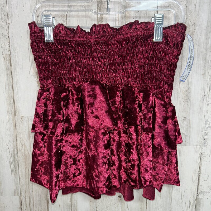 10/12 Red Velvet Skirt