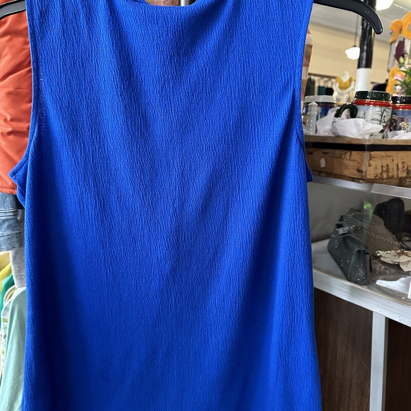 New With Original Tags:  Dana Buchman Top, Blue, Size: M
All sales are final.
Pick up within 7 days of purchase or have it shipped.