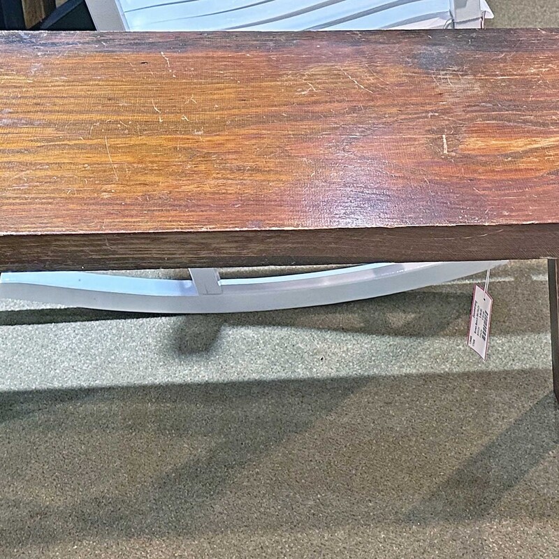 Brown Bench
36 In Wide x 15 In Deep x 21 In Tall.