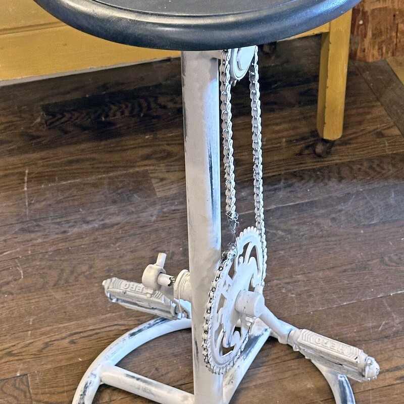 Unique Stool With Bike Parts
14 In Round x 28 In Tall.