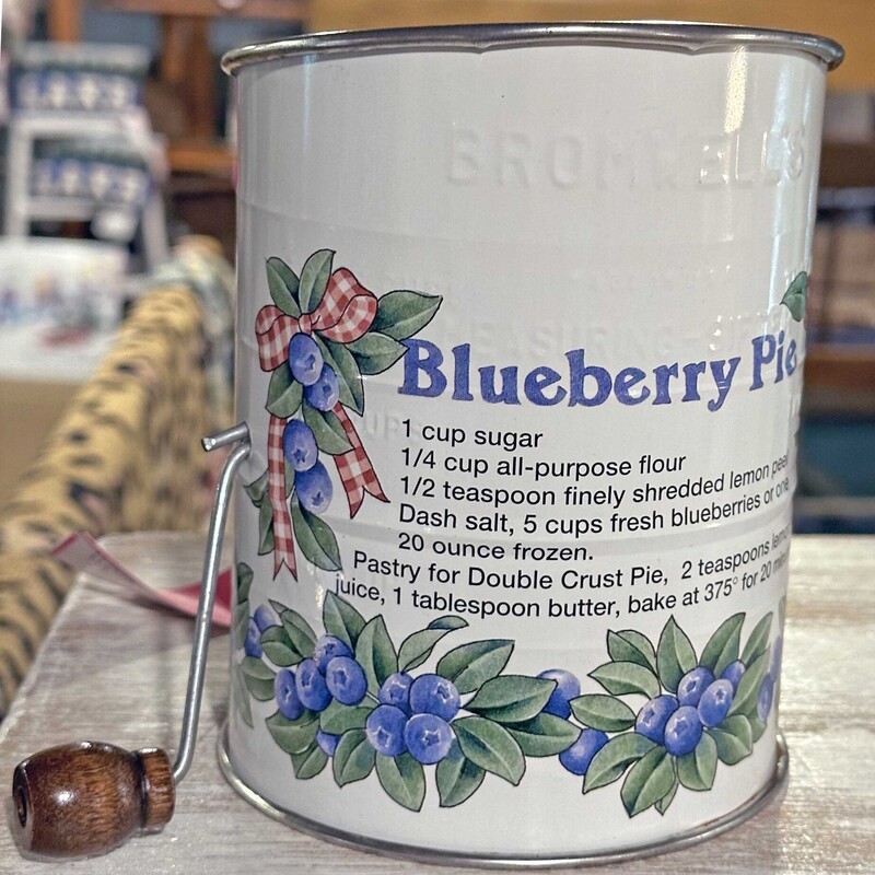 Bromwell Blueberry Pie Sifter