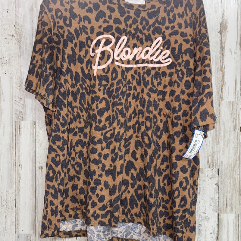 XL Leopard Blondie Tee, Tan, Size: Ladies XL