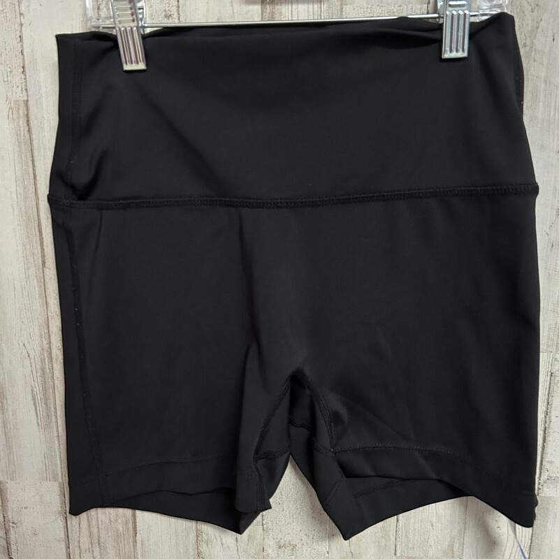 L Black Biker Shorts, Black, Size: Ladies L