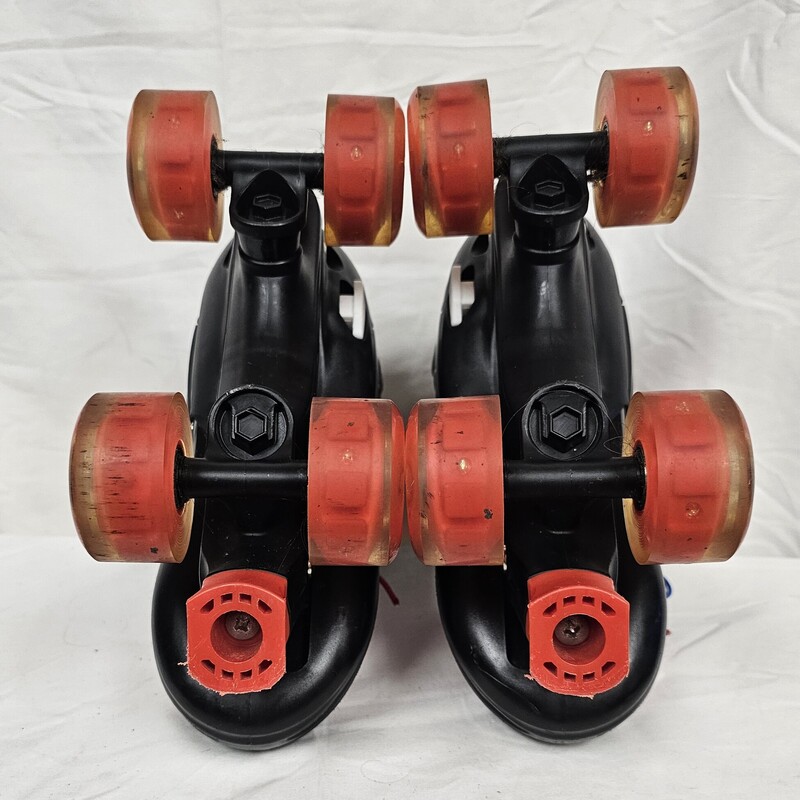 MammyGol Adjustable Kids Roller Skates with Light Up Wheels, Size: 1-4 (35-38), pre-owned